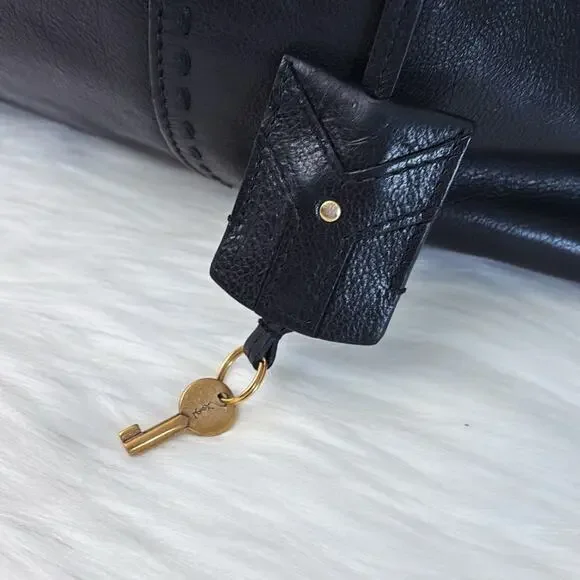 Yves Saint Laurent  Muse Handbag Black Leather - Picture 7 of 16